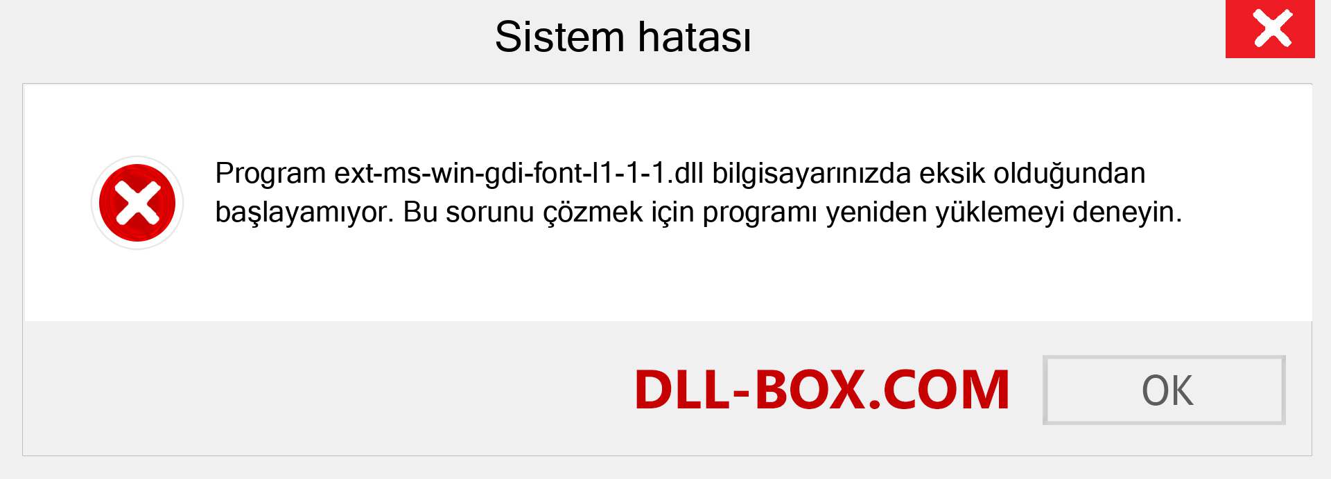 ext-ms-win-gdi-font-l1-1-1.dll dosyası eksik mi? Windows 7, 8, 10 için İndirin - Windows'ta ext-ms-win-gdi-font-l1-1-1 dll Eksik Hatasını Düzeltin, fotoğraflar, resimler